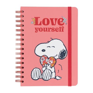 Peanuts Snoopy Premium A5 Notizbuch LOVE Yourself
