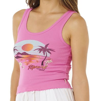 RIP CURL Women Top Hotel Malibu super pink - Größe: L