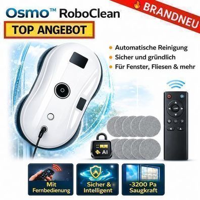 Osmo™ RoboClean Fensterputzroboter Fensterroboter Fensterreinigungsroboter