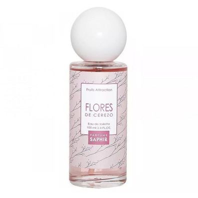 Saphir Frucht Attraktion Kirschblüte Eau de Toilette 100ml - Eleganter Blumig-Fr