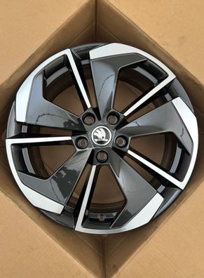 1x Original Skoda Octavia IV 5E3 18 Zoll Alufelge Comet 5E3601025AP 7,5x18 ET48 NEU