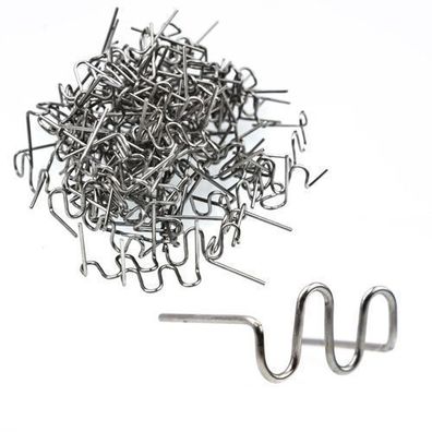 Rosfix Kunststoffklammern Wellenform S – 0,8 mm Stärke | 100 Stück Set
