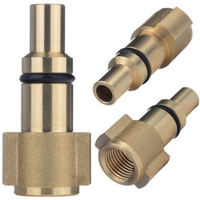 Rosfix Adapter Bayonet auf 1/4" Innengewinde – Messing | 160bar für Lavor/Parkside