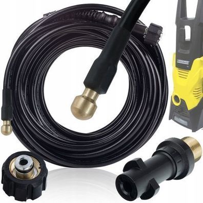 Rosfix Hochdruckschlauch 15 m 1/4" – Ersatz für Kärcher K2–K7 | 529 bar
