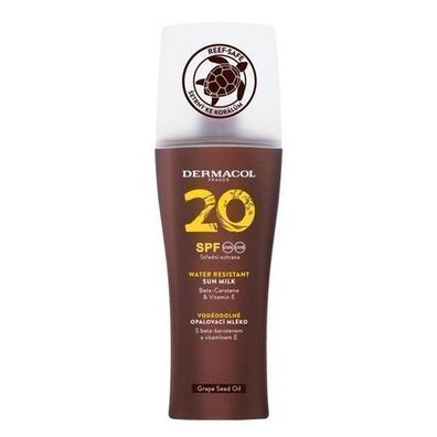 Dermacol Sonnenschutz-Spray SPF20, 200 ml - Wasserfeste Lotion fuer sicheren UV-S