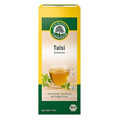 Lebensbaum Tulsi, Bio Kräuter-Tee aus indischem Basilikum, 20 Teebeutel -30g - 3