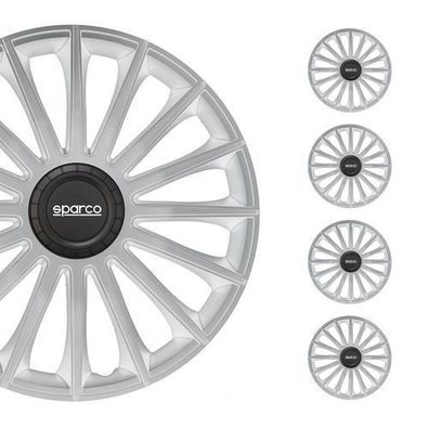 Sparco Radkappen 14 Zoll Treviso Silber 4tlg