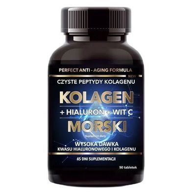 Intenson Marine Kollagen + Hyaluron + Vitamin C 500 mg, 90 Tabletten