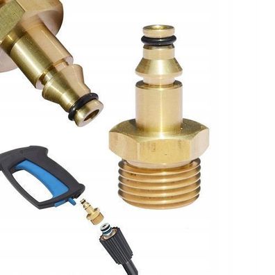 Rosfix Adapter M22 auf Schnellkupplung – Messing | für Nilfisk/Stihl Pistole