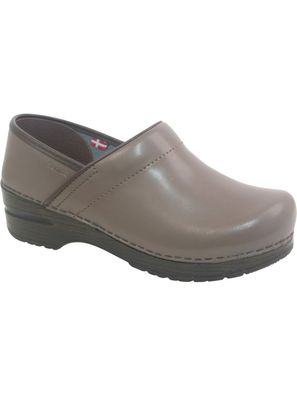 Sanita Damen Clog geschlossen Original-Prof. Izabella Taupe