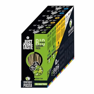 JUST TASTE - 3 BIO Superfood Bohnen Pasta Sorten - 6er Pack á 250g (2 x Edamame,
