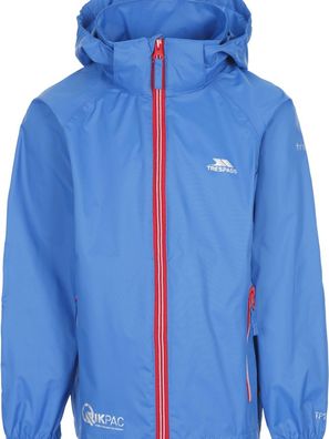 Trespass Kinder Regenjacke Qikpac X - Unisex Kids Packaway Jacket Tp75 Blue