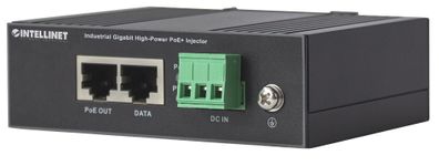 Intellinet Gigabit High-Power PoE+ Industrie-Injektor, 1 x 30 Watt-Port, IEEE 802.3at