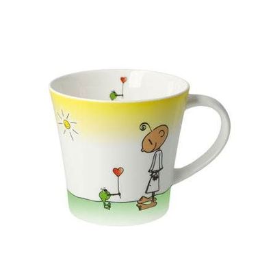 Goebel Der kleine Yogi Glücklich (Coffee-/Tea Mug, Fine