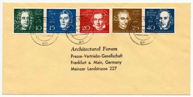 BRD 1959 Nr 315-319 BRIEF MIF X747E7E