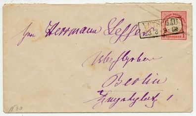 Deutsches REICH Nr U1I Umschlag-l2-vetschau GEB X75617E
