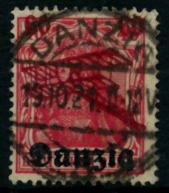 DANZIG 1920 Nr 51 zentrisch gestempelt gepr. X6E635E