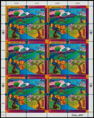 UNO WIEN Nr 226-229 postfrisch Kleinbg S013B62