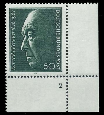 BRD BUND 1976 Nr 876 postfrisch Formnummer 2 X801E76