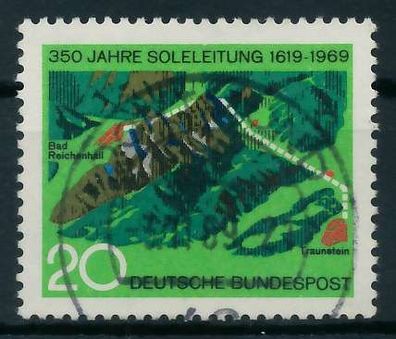 BRD 1969 Nr 602 gestempelt X8329BE