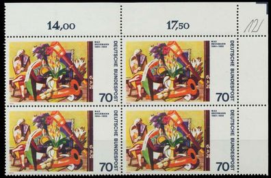 BRD 1974 Nr 822 postfrisch Viererblock ECKE-ORE X850E3A