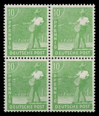 Kontrollrat Arbeiter Nr 946a postfrisch Viererblock X877BEA