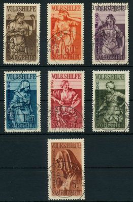 Saargebiet 1934 Nr 199-205 gestempelt zentrisch X8844F6