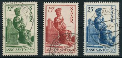 Saarland 1950 Nr 293-295 gestempelt X8845A6