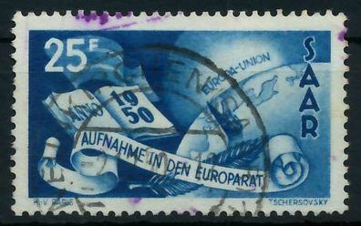 Saarland 1950 Nr 297 gestempelt X8845C2