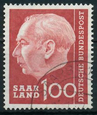 SAAR OPD 1957 Nr 398 gestempelt X885EFE