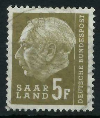 SAAR OPD 1957 Nr 411 gestempelt X885F2A