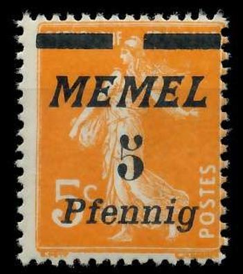 MEMEL 1922 Nr 52 postfrisch X887A1E