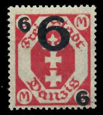 DANZIG 1922 Nr 106b ungebraucht X88CE6E