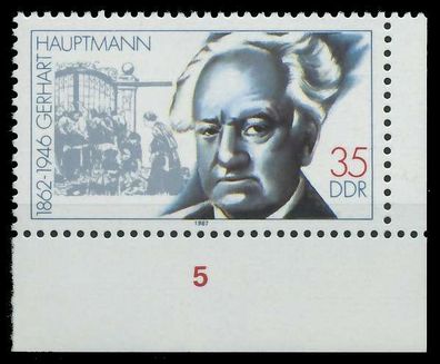 DDR 1987 Nr 3093 postfrisch ECKE-URE X0D956A