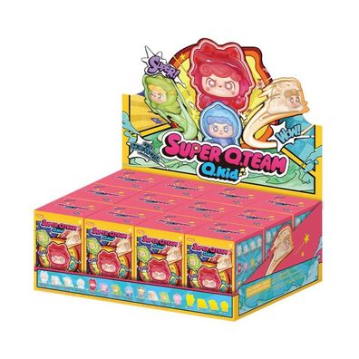 QKid: Super Q. Team Mini Series Blind Box Figur 5 cm Display (12)