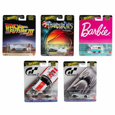 Hot Wheels-Auto mit verschiedenen Popkulturen