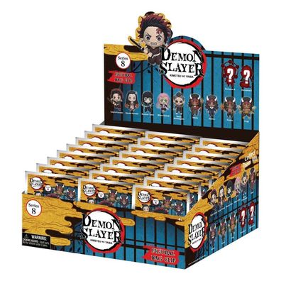 Demon Slayer Season 3 3D PVC-Taschenanhänger Serie 8 Display (24)