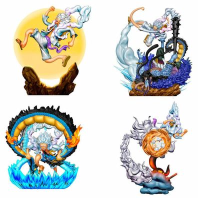 One Piece Logbox Re Birth Gear Fifth Special Petitrama Set 4 Figuren 9cm