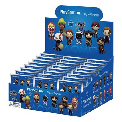 Playstation 3D PVC-Taschenanhänger Serie 1 Display (24)