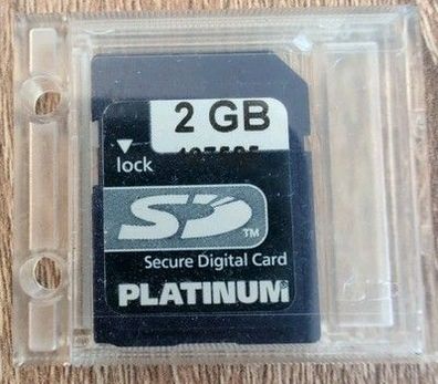 2GB SD Speicherkarte Platinum Secure Digital Card