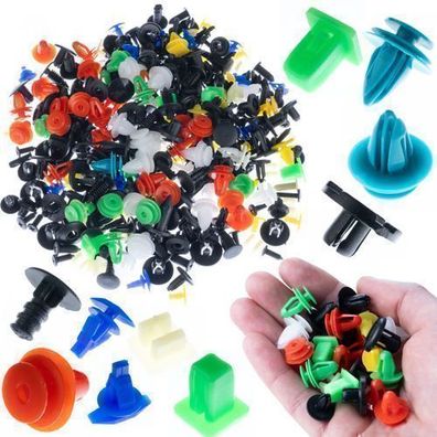 Rosfix Set Auto Befestigungsclips 500 Stk – Kunststoff | 1–4 cm Länge