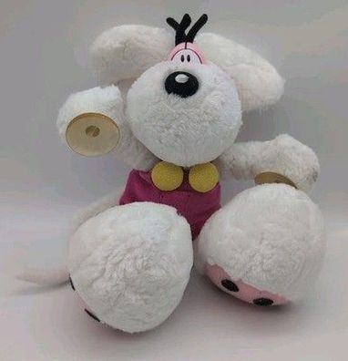 Diddl Maus Plüschfigur mit Latzhose Saugnapf 24cm