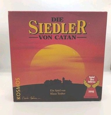 Die Siedler von Catan Holzversion Grundspiel 1995 Kosmos Teuber