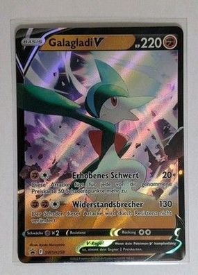 Galagladi V SWSH258 Black Star Promo Deutsch NM Pokemon