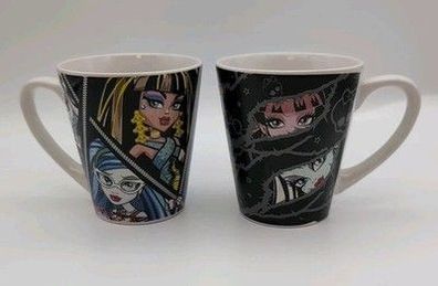 Monster High 2er Set Kaffeetassen Kinder Sammlerbecher Mattel RAR