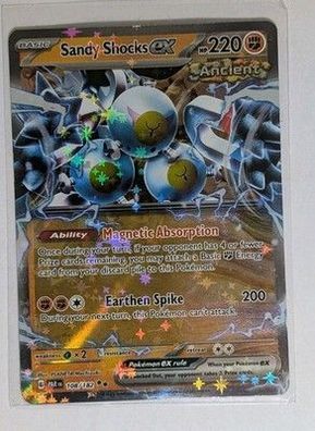 Pokémon Sandy Shocks ex 108/182 Paradoxrift Englisch NM Karte