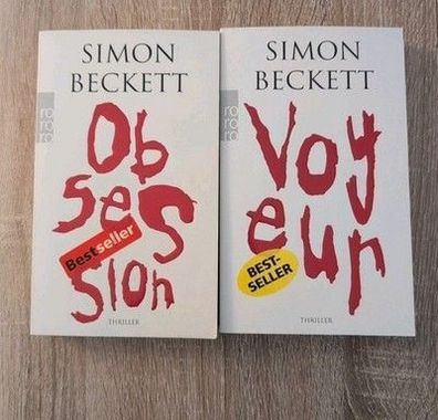 Simon Beckett Voyeur und Obsession Taschenbuch Thriller
