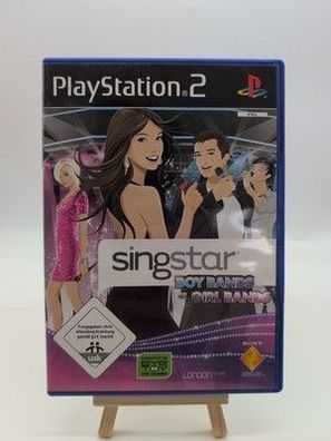 SingStar Boy Bands vs Girl Bands PS2 Sony PlayStation 2 Karaoke