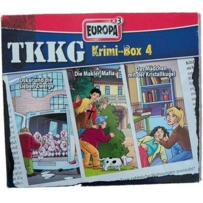 TKKG Krimi-Box 4 Hörspiel CD Box 3 CDs Folgen Kinder Krimi
