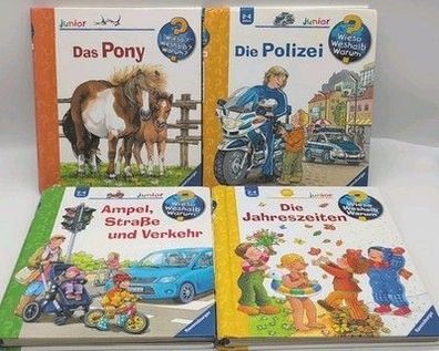 Wieso? Weshalb? Warum? 4er-Buch-Set Für Kinder von2-4 Jahren Lernbücher